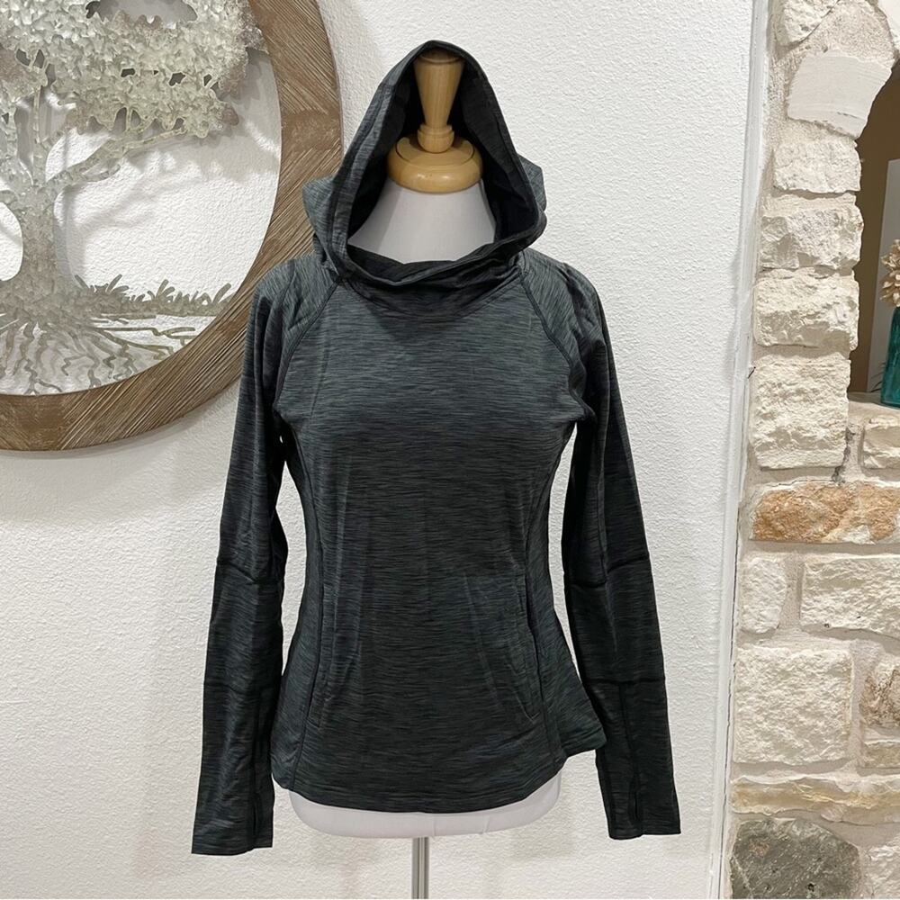 Obermeyer Catalina Hoodie Spacedye Dark Light Gray Medium